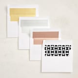 "Corner Year" - Graduation Announcements in Snow by Jackie Crawford - Envelope Liner Options