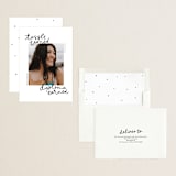 "Tassel turned, diploma earned" - Graduation Announcements in Noir by Abbigail Lim - Assembled