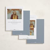 "Diary" - Graduation Announcements in Porcelain by Sara Hicks Malone - Back of Card Options