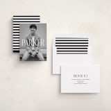 "In the Center" - Graduation Announcements in Cloud by Susan Brown - Assembled