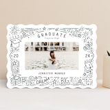 "Dream Big Grad" - Graduation Announcements in Snow by Stephanie Hawkes - Front