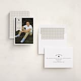 "grad ribbon" - Graduation Announcements in Taupe by Sarah Curry - Assembled