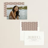 "Pillar" - Graduation Announcements in Snow by Owl and Toad - Assembled