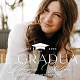 "Placement" - Graduation Announcements in Paper by Michelle Taylor - Detail