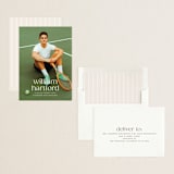 "Hartford" - Graduation Announcements in Silk by Ellen Schlegelmilch - Assembled