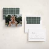 "Broken Border" - Graduation Announcements in Snow by Lauren Chism - Assembled
