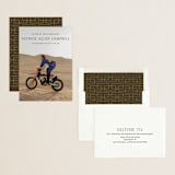 "Simply" - Graduation Announcements in Chocolate by Lisa Assenmacher - Assembled