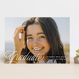 "Swooping" - Graduation Announcements in Cotton by Carmia Jordaan - Front