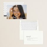 "Swooping" - Graduation Announcements in Cotton by Carmia Jordaan - Assembled