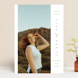 "Bright Horizon" - Graduation Announcements in Fawn by AK Graphics - Front