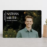"Editorial Modern" - Graduation Announcements in Chalk by Anupama - Front