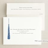 "Tassled" - Graduation Announcements in Cobalt by Ashlee Townsend - FREE Recipient Addressing