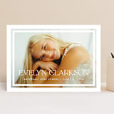 "Structural" - Graduation Announcements in Snowdrop by Snow and Ivy - Front