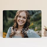 "With a flourish" - Graduation Announcements in Salt by Lea Delaveris - Front