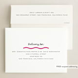"wavy border" - Graduation Announcements in Bubblegum by Emily Sabol Goss - FREE Recipient Addressing