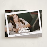 "Filter" - Graduation Announcements in Snow by Inkblot Design - Front