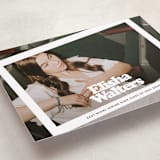 "Filter" - Graduation Announcements in Snow by Inkblot Design - Detail