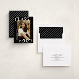 "Scholarly Surround" - Graduation Announcements in Licorice by Jessica Williams - Assembled
