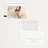 "portrait script" - Graduation Announcements in Onyx by Sarah Curry - Assembled