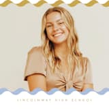 "wavy frame" - Graduation Announcements in Aqua by Baumbirdy - Detail