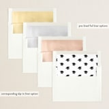"Top of Class" - Graduation Announcements in Charcoal by Carolyn MacLaren - Envelope Liner Options