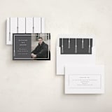 "Tassel Framed" - Graduation Announcements in Charcoal by AK Graphics - Assembled
