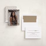 "Tassel Scallop" - Graduation Announcements in Snow by Susan Zinader - Assembled