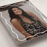 "Tassel Scallop" - Graduation Announcements in Snow by Susan Zinader - Detail
