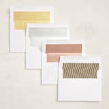 "Tassel Scallop" - Graduation Announcements in Snow by Susan Zinader - Envelope Liner Options