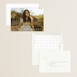 "Grids" - Graduation Announcements in Blush by Lauren Chism - Assembled
