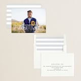 "Strength" - Graduation Announcements in Snow by Sarah Curry - Assembled