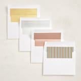 "Modern striped frame" - Graduation Announcements in Noir by Jackie Crawford - Envelope Liner Options