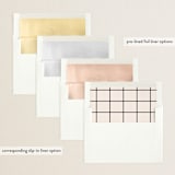 "Persistence" - Graduation Announcements in Cream by Nazia Hyder - Envelope Liner Options