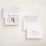 "Minimal Flourish" - Graduation Announcements in Noir by AK Graphics - Assembled