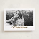 "vintage script" - Graduation Announcements in Golden by Maja Cunningham - Front