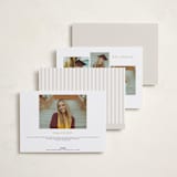 "Fluid" - Graduation Announcements in Sand by Megan Cash - Back of Card Options