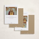 "graduation gallery" - Graduation Announcements in Snow by Sarah Curry - Back of Card Options