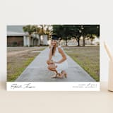 "Elegance" - Graduation Announcements in Cloud by Nicole Walsh - Front