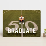 "Upward" - Graduation Announcements in Alabaster by Erica Krystek - Front
