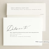 "Minimal Script" - Graduation Announcements in Obsidian by Kamala Nahas - FREE Recipient Addressing