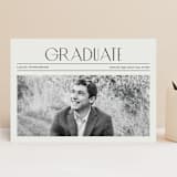 "newspaper" - Graduation Announcements in Newsprint by Kaydi Bishop - Front