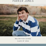 "Wide Frame" - Graduation Announcements in Ocean by Kelly Watkins - Detail