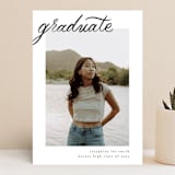 "Alignment" - Graduation Announcements in Onyx by Ashley DeMeyere - Front
