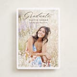 "portrait script" - Graduation Announcements in Onyx by Sarah Curry - Front