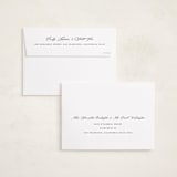 "portrait script" - Graduation Announcements in Onyx by Sarah Curry - FREE Recipient Addressing