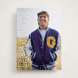 "Strength" - Graduation Announcements in Snow by Sarah Curry - Front