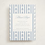 "Sweet Garden" - Graduation Announcements in Provincial Blue by Erin German - Front