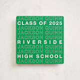"Be There or Be Square" - Graduation Announcements in Mustang by Cleghorn Creative - Front
