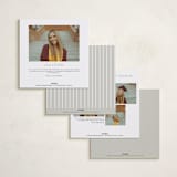 "Grad Squary" - Graduation Announcements in Pearl by Angela Thompson - Back of Card Options