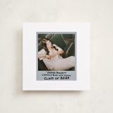 "Photo Snap + Penned Names" - Graduation Announcements in Noir by Cleghorn Creative - Front